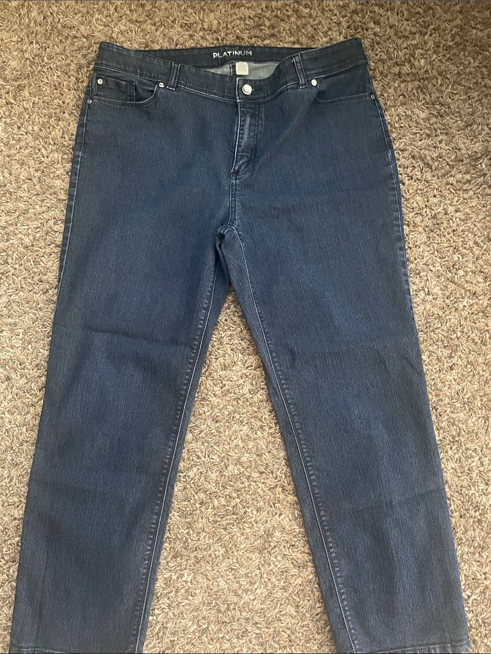 Chico's Dark Blue Denim Jeans